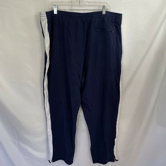 Polo Ralph Lauren Navy w/ White Leg Stripe Sweatpants Men's 2XB Big & Tall EUC - Picture 3 of 5